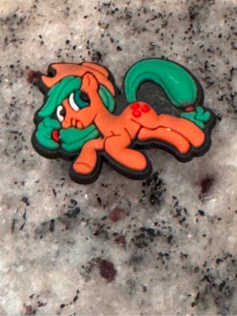 CROCS my little pony Orange and Green Pony Jibbitz Charm